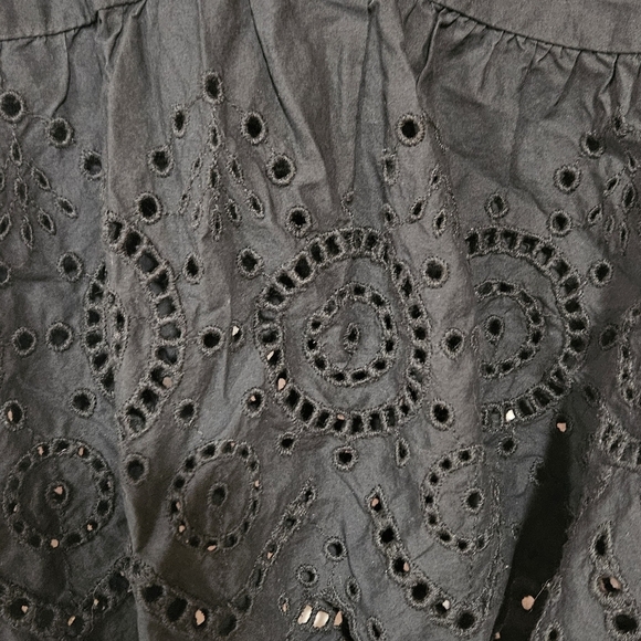 Gap Peplum Eyelet Top Blouse Sleeveless Size M - Picture 5 of 8